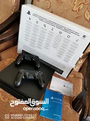  1 بلايستيشن 4 شبه جديد بالكرتون