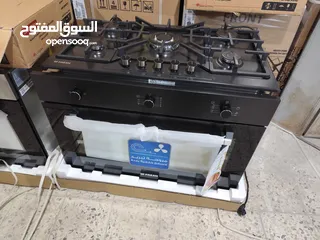  10 عرض نااار على فرن فريش بلت ان 90 سم ستيل او اسود فل سيفتي كامل مع مروحه