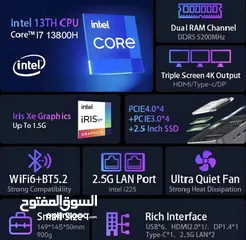  2 «« تخفيض »» ميني بيسي + شاشه mini pc + portable monitor