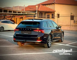  8 سكودا اكتافيا ستيشن /2020 اتوماتيك ماتور 2000 ديزل فل الفل  فتحة سقف بانوراما الشكل آلجديد
