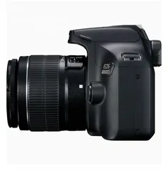 2 كانون EOS 4000D كاميرا 2022 اس ال ار عدسة EF-S 18-55 مم III - اسود