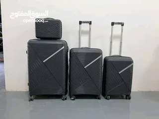  3 طقم شنط سفر ضد الكسر 4 قطع بسعر العرض .. للطلب عبر رقمي الوتس