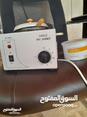  4 متفرقات عدة صالون للبيع رموش وستاتد رموش وجهاز  و واكس للوجه وللجسم