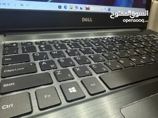  3 لابتوب dell جيل سابع كيبورد مضيء بحالة ممتازه سعرر حررق