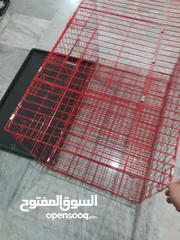  4 قفص حديد كبير