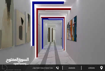  21 مكتب (LUXURY DESIGN) للتقديم خدمات هندسة التصميم الداخلي والمعماري والتنفيذ والإشراف لكافة المشاريع