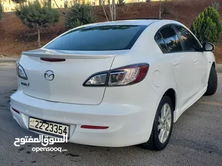  12 مازدا 3 زوووم موديل 2013 فل كامل مع الفتحه بأعلى صنف ومواصفات من فئتها  MAZDA 3 ZOOM MODEL 2013