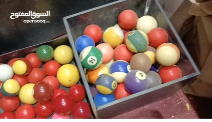  4 طابات بلياردو وسنوكر سندلس قديم
