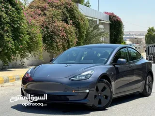  1 تيسلا موديل 3 ((2022)) ستاندر بلس فحص كامل بسعررر مغرررررري Tesla Model 3 2022 standard plus