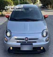  7 فيات 500 كهربائيه بالكامل موديل 2015 عداد 82000 الف كيلو فحص كامل بحالة ممتازه جدا