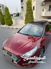  10 هيونداي سوناتا 2018 فل كامل ليميتد فحص كامل كرت ابيض وارد الشركة للبيع بسعر مميز