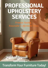  2 Professional Upholstery/Re Upholstery Services  Repairing of Furniture  Zylo