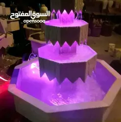  26 سناسل وديكورات حجر نوافير وشلالات العنوان المفرق