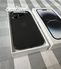  6 iPhone 14 pro black 128GB used like new