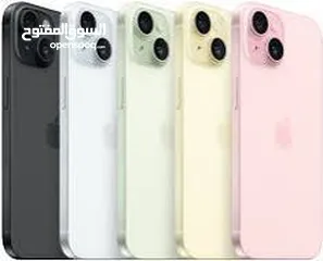  2 IPHONE 15 128GB جديد كفالة لمدة عام حميع الأوان متوفرة