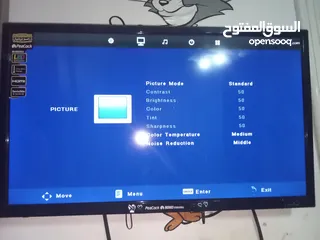  1 شاشه رومو إنترناشونال للبيع شبه مستعمله 32 بوصه