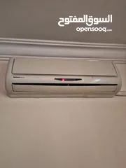  2 مكيف ناشونال ديلوكس شغال مية مية بارد حامي واحد طن