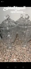  10 للبيع فازات زجاجية كبيرة الحجم بحالة ممتازة جدا غير مستعملة نهائيا مصنوعة من زجاج عالي الجودة،