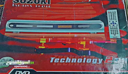  3 مشغل دي في دي مستعمل بحالة جيدة مع ريموت التحكم الاصلي  DVD player SUZUKI DV-11900