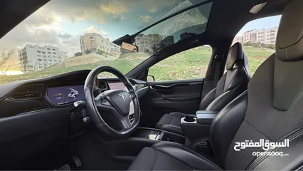  13 TESLA MODEL X 75D 2018  (تيسلا اكس كرت داخل الوكالة)