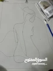  3 بكج لوحات فن تجريدي علاجي