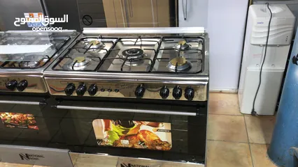  7 فرن غاز ستيل ناشونال 80 سم