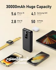  6 Veektomx powerbank 30000mA fast charge 20w باور بانك