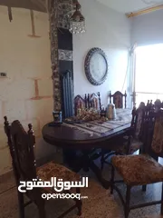  1 طاولة سفره  6 كراسي خشب زان