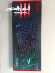  4 NEW Gaming LED Keyboard And Mouse/جديد كيبورد وماوس جيمينج