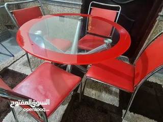  3 ميز طعام زجاجي