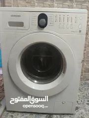  1 غساله سامسونج اصلي8كيلو بحاجه صيانه بسيطه