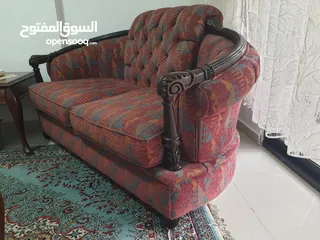  3 كنبة مزدوجة فخمة بحالة الجديده