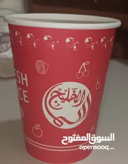  2 اكواب  ورقية