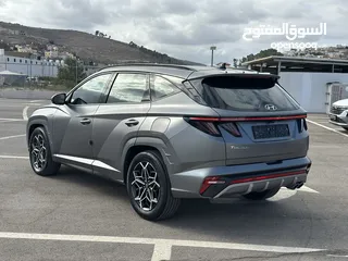  12 هونداي توسان N-Line    2023/ فل الفل بدون فتحة سقف بانوراما  فل مسكر