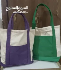  8 حقائب توت باق ساده جاهزه للطباعه والرسم وتطريز