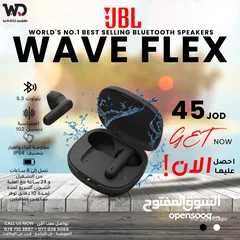  1 JBL WAVE FLEX سماعة جي بي ال ويف فليكس