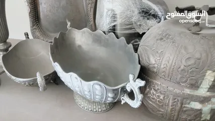  3 مجموعة قطع نحاسية انتيك