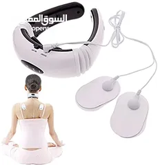  2 جهاز المساج الوخزات مساج الرقبه و الجسم و تحفيز الاعصاب بالنبضات الكهرباء تدليك نبضات لسعات