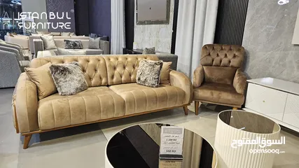  7 مفروشات أسطنبول - İSTANBUL FURNİTURE كنبات للصالات - غرف الجلوس / Sofa set