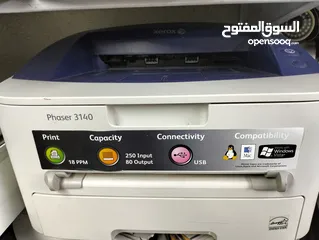 1 طابعة xerox 3140