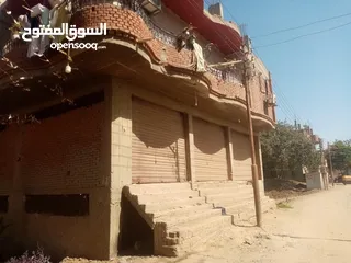  2 نصف بيت للبيع في السنطه علي شارع رئيسي