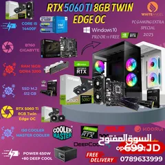  11 Intel i5-12400F + GIGABYTE RTX 4060 للألعاب، التصميم، والبث بدون تقطيع!