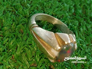  5 خاتم اوبال فل فاير طبيعي عالفحص بسعر حرق