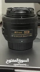  1 Nikon 35mm 1.8 G DX used in a good condition