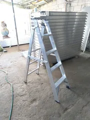  12 Aluminum scaffolding and ladders