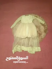  2 فستان عرس بناتي جديد للبيع ملبوس ساعتين فقط
