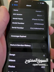  6 ايفون xs max للبيع بحالة الوكالة مع كرتونتو الاصلية