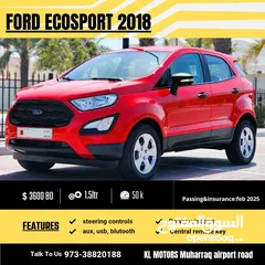  2 FORD ECOSPORT 2018 MINI SUV