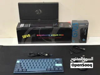  8 للبيع ماوس لوجيتيك g703 وكيبورد ريدراغون وماوس باد ديفو