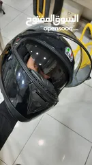  4 fully black helmet with double derring lock *Urgent sale